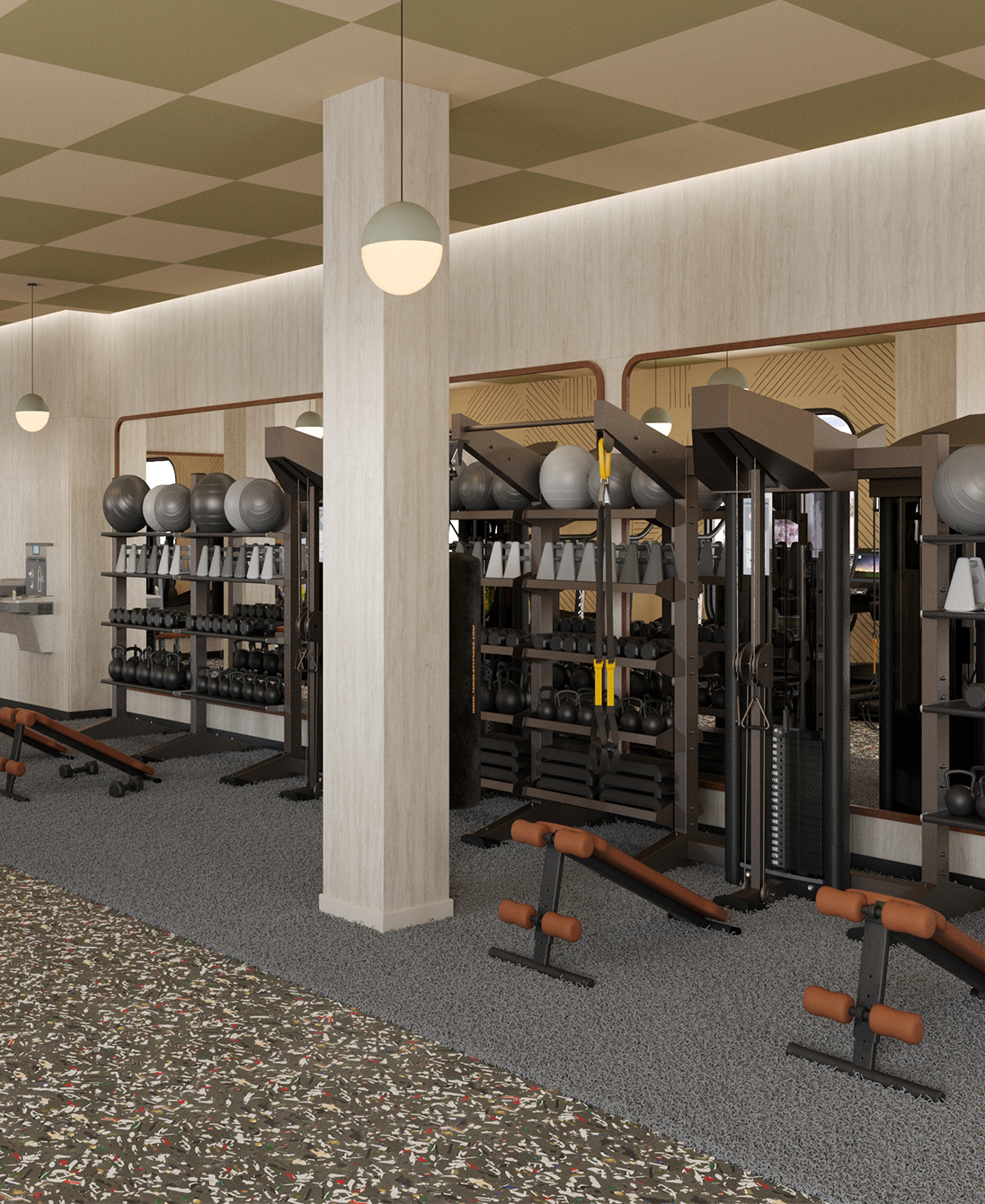 A state-of-the-art fitness center